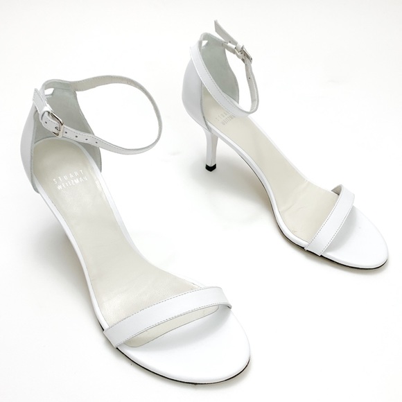 white heels small heel